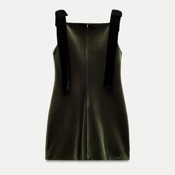 RARE!!! ZARA Short Dress with Shoulder Ties NWT - Picture 16 of 17